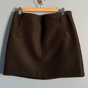 Jacob Textured Black Skirt